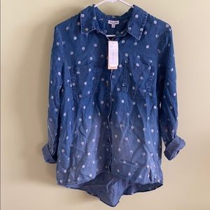 buttery soft denim top